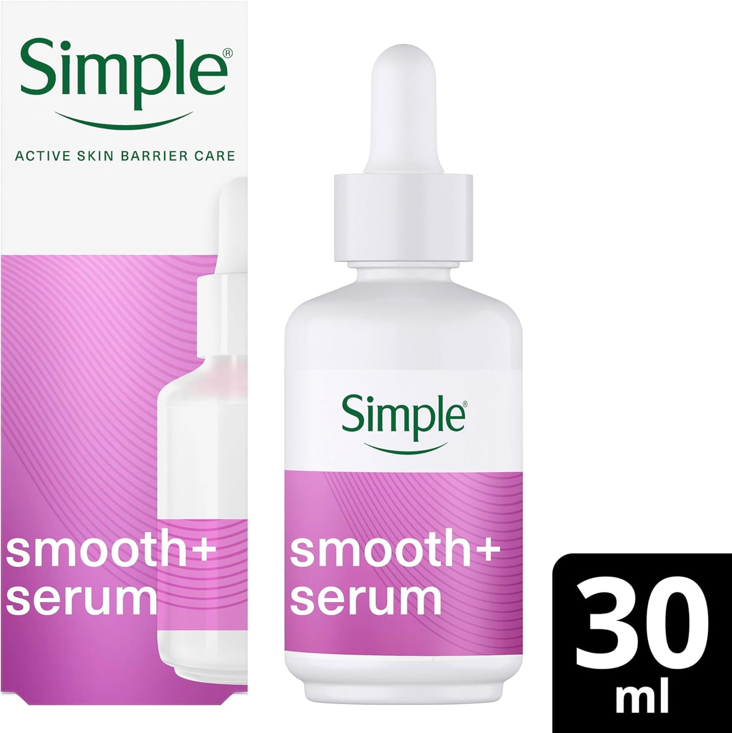 Simple 10% Niacinamide Booster Serum - Face Serum with Vitamin B3 & B5 – Evens Skin Tone & Texture, Strengthens Skin Barrier, For All Skin Types Including Sensitive Skin 30 ml